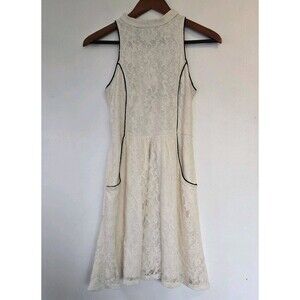 Fire Los Angeles Dress Womens S White Fairy Grunge Cottagecore Floral Halter Y2K